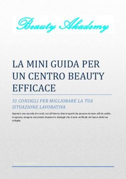 LA MINI GUIDA PER UN CENTRO BEAUTY EFFICACE - Walter Nicoletti Dovesi