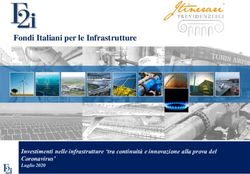 Fondi Italiani per le Infrastrutture - Investimenti nelle infrastrutture 'tra continuit&agrave; e innovazione alla prova del Coronavirus' - Itinerari ...