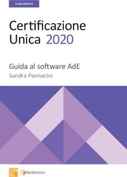CER FICAZIONE UNICA 2020 - GUIDA AL SO WARE ADE SANDRA PENNACINI - MYSOLUTION