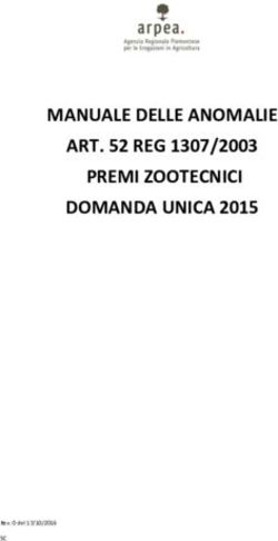 MANUALE DELLE ANOMALIE ART. 52 REG 1307/2003 PREMI ZOOTECNICI DOMANDA UNICA 2015 - Arpea