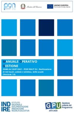 MANUALE OPERATIVO GESTIONE - 20480 del 20/07/2021 - FESR REACT EU - Realizzazione di reti locali, cablate e wireless, nelle scuole (Versione 1.0) ...