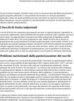 I Succhi di frutta industriali