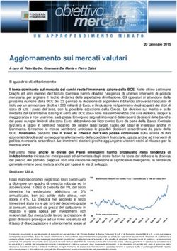 Aggiornamento sui mercati valutari - Fideuram SGR