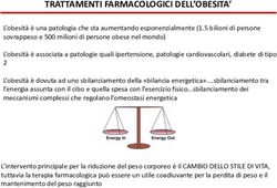 TRATTAMENTI FARMACOLOGICI DELL'OBESITA' - Unife