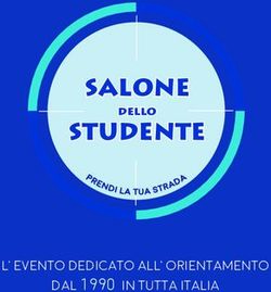 SALONE STUDENTE dello - l'evento dedicato all'orientamento - Istituto Moro