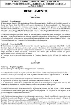 REGOLAMENTO - Ordine dei Dottori ...