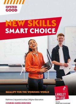 LANGLEY COLLEGE COURSE GUIDE 2021/2022 - Full-time, Apprenticeships, Higher Education