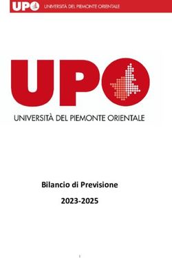 Bilancio di Previsione 2023-2025 - UPO