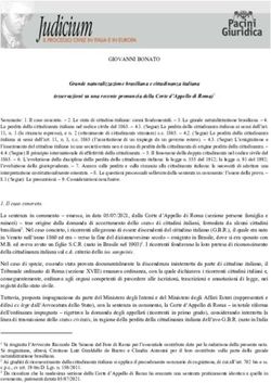GIOVANNI BONATO - Judicium