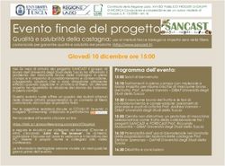 Evento finale del progetto