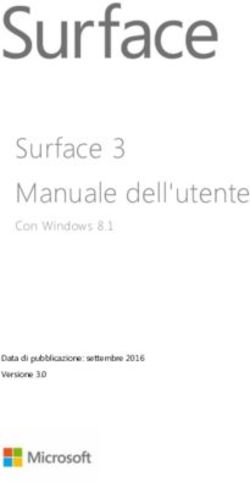 Surface 3 Manuale dell'utente - Con Windows 8.1 - Microsoft