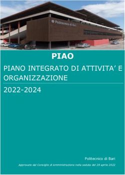PIAO PIANO INTEGRATO DI ATTIVITA' E ORGANIZZAZIONE 2022-2024 - Politecnico di Bari