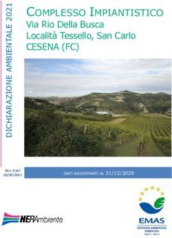 COMPLESSO IMPIANTISTICO - Via Rio Della Busca Localit&agrave; Tessello, San Carlo - Gruppo Hera