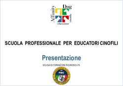 Presentazione SCUOLA PROFESSIONALE PER EDUCATORI CINOFILI - SCUOLA DI FORMAZIONE RICONOSCIUTA - Affinity Dog