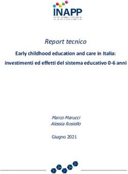 Report tecnico Early childhood education and care in Italia: investimenti ed effetti del sistema educativo 0-6 anni