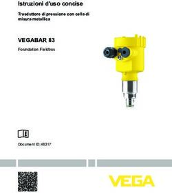 VEGABAR 83 Foundation Fieldbus - Istruzioni d'uso concise