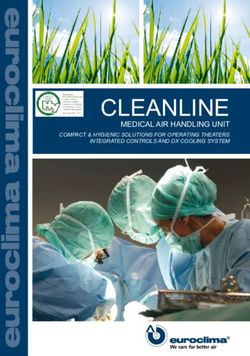 CLEANLINE MEDICAL AIR HANDLING UNIT - COMPACT & HYGIENIC SOLUTIONS FOR OPERATING THEATERS INTEGRATED CONTROLS AND DX COOLING SYSTEM