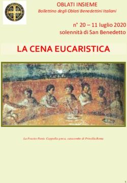 LA CENA EUCARISTICA OBLATI INSIEME - n 20 - 11 luglio 2020 solennità di San Benedetto - Abbazia Benedettina di Finalpia