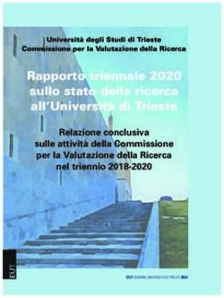 Rapporto triennale 2020 sullo stato della ricerca all'Universit&agrave; di Trieste