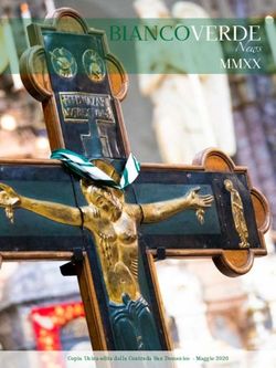 BIANCOVERDE News MMXX - Copia Unica edita dalla Contrada San Domenico - Maggio 2020