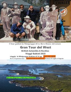 Gran Tour del West British Columbia & Rockies Viaggi Guidati 2023