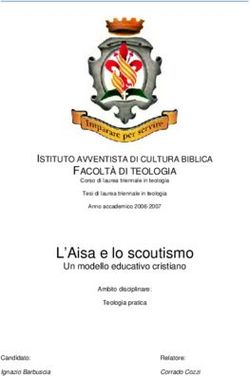 L'Aisa e lo scoutismo - Un modello educativo cristiano - Istituto Avventista Villa Aurora