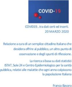 COVID19 tra dati certi ed incerti - 20 MARZO 2020 - Amoreiki.it