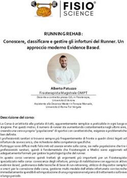 RUNNING REHAB: Conoscere, classificare e gestire gli infortuni del Runner. Un approccio moderno Evidence Based.