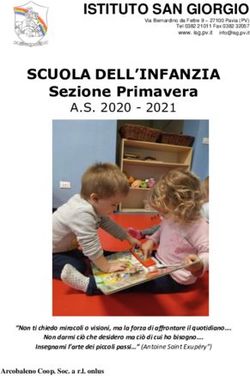 SCUOLA DELL'INFANZIA - Istituto San Giorgio
