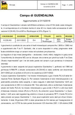 Campo di GUENDALINA Aggiornamento al 31/12/2018 - (www.va.minambiente.it).