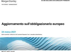 Aggiornamento sull'obbligazionario europeo - 24 marzo 2021 - AD USO ESCLUSIVO DEI CONSULENTI FINANZIARI - Morgan Stanley