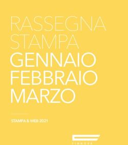 GENNAIO FEBBRAIO MARZO - RASSEGNA STAMPA - STAMPA & WEB 2021 - Finnova