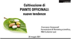 PIANTE OFFICINALI: Coltivazione di nuove tendenze - Francesco Ciampanelli Formulazione & Marketing scientifico, R&D (Labomar spa) - Veneto ...