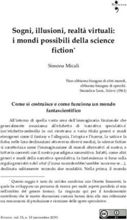 Sogni, illusioni, realt&agrave; virtuali: i mondi possibili della science fiction