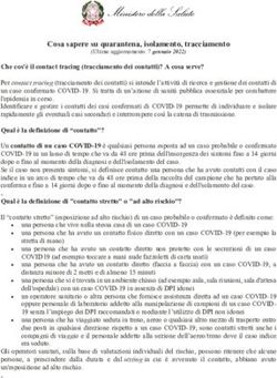 Cosa sapere su quarantena, isolamento, tracciamento