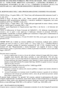 BANDO DI CONCORSO PUBBLICO, PER TITOLI ED ESAMI , PER L'ASSUNZIONE DI N.1 "ISTRUTTORE DIRETTIVO CONTABILE", CATEGORIA GIURIDICA D - Ticonsiglio