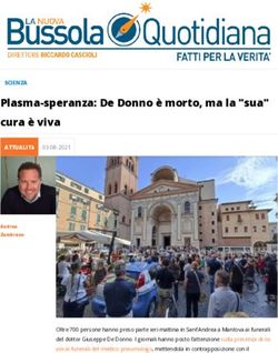 Plasma-speranza: De Donno è morto, ma la "sua" cura è viva