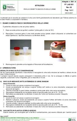 ESAME CHIMICO-FISICO E MICROSCOPICO DELLE URINE - ASST ...