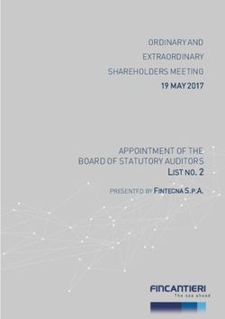 APPOINTMENT OF THE BOARD OF STATUTORY AUDITORS LIST NO. 2 - PRESENTED BY FINTECNA S.P.A.