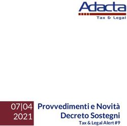 07|04 2021 Provvedimenti e Novit&agrave; Decreto Sostegni - Tax & Legal Alert #9 - Adacta