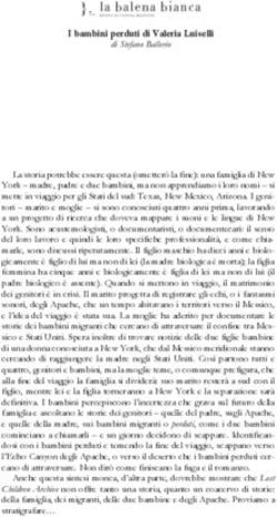 I bambini perduti di Valeria Luiselli - La Balena Bianca