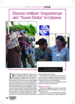 Donne militari: l'esperienza del "Team Delta" in Libano