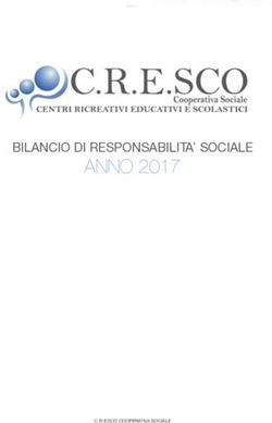 ANNO 2017 BILANCIO DI RESPONSABILITA' SOCIALE - C.R.E.SCO cooperativa sociale