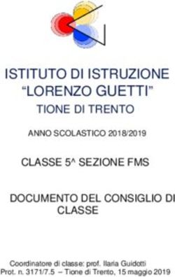 "LORENZO GUETTI" TIONE DI TRENTO - ISTITUTO DI ISTRUZIONE