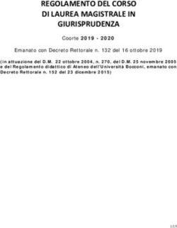 REGOLAMENTO DEL CORSO DI LAUREA MAGISTRALE IN GIURISPRUDENZA