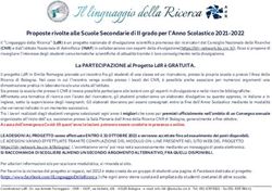 Proposte rivolte alle Scuole Secondarie di II grado per l'Anno Scolastico 2021-2022