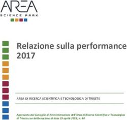 Relazione sulla performance 2017 - AREA DI RICERCA SCIENTIFICA E TECNOLOGICA DI TRIESTE - Portale della Performance