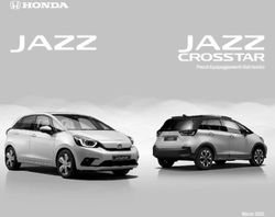 Prezzi-Equipaggiamenti-Dati tecnici - Marzo 2020 - Honda