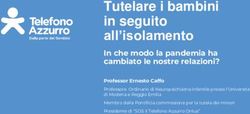 Tutelare i bambini in seguito all'isolamento - In che modo la pandemia ha cambiato le nostre relazioni? - International Union ...