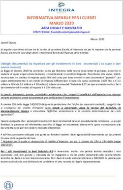 INFORMATIVA MENSILE PER I CLIENTI MARZO 2020 - AREA FISCALE E SOCIETARIO